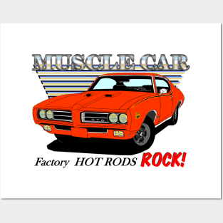 69 GTO Judge - Muscle Car Posters and Art